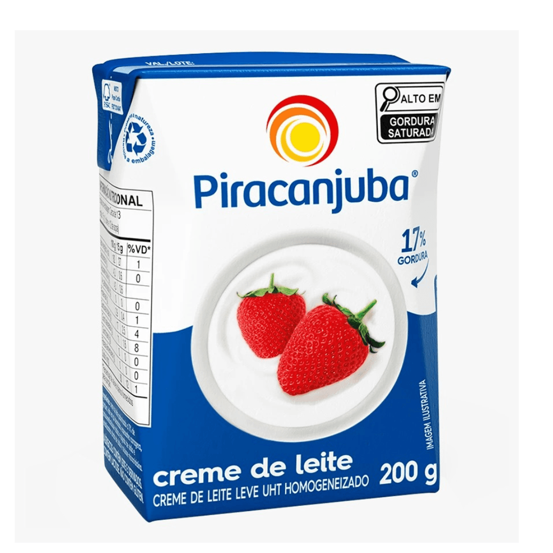 Creme de Leite 200g - Piracanjuba
