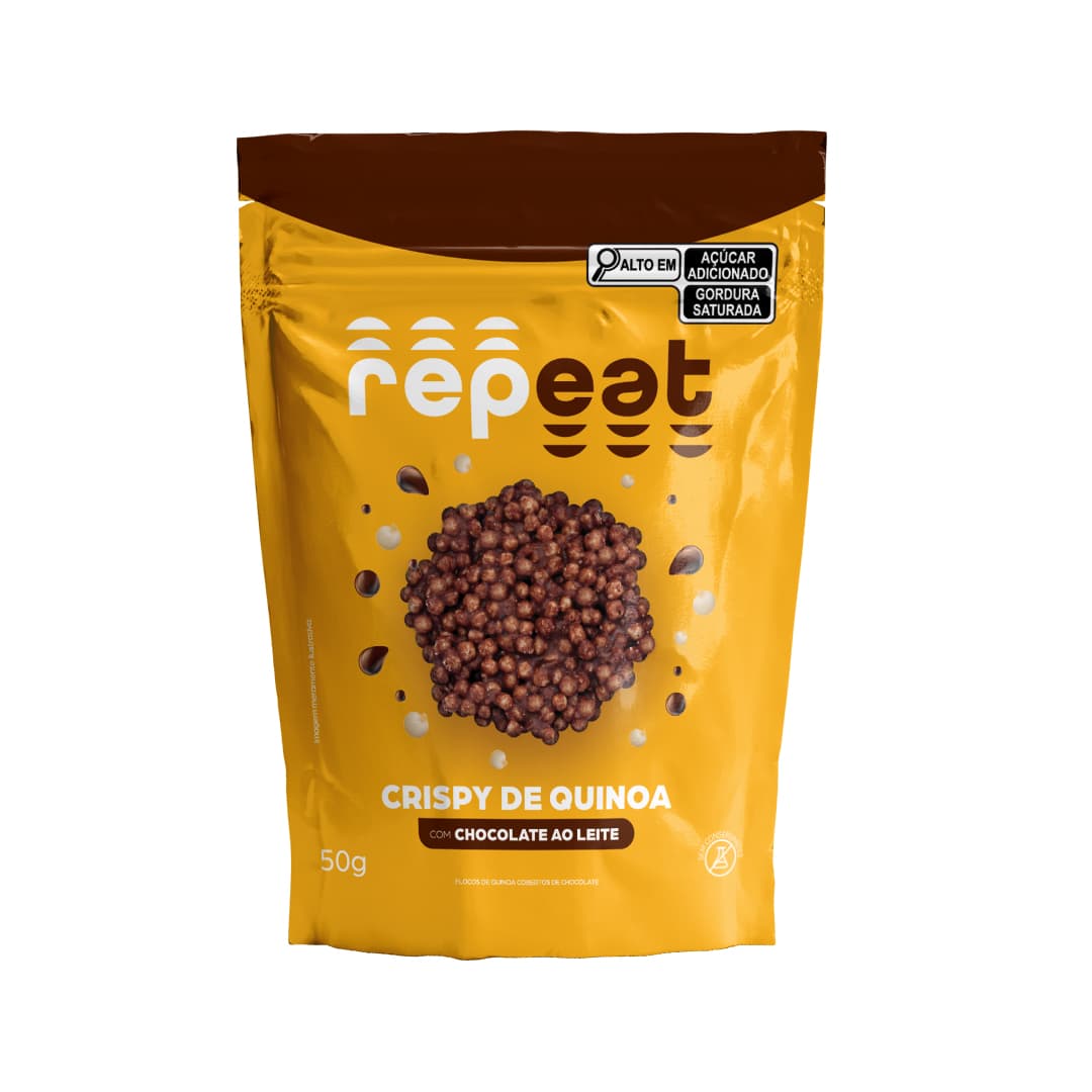 Crispy de Quinoa ao Leite 50g - Repeat