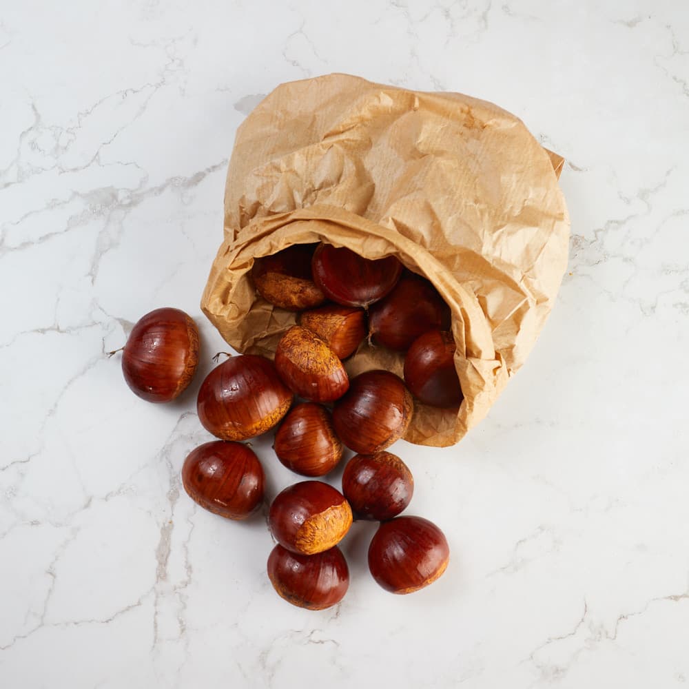 Castanha Portuguesa Orgânica Unidade 500g - Raízs