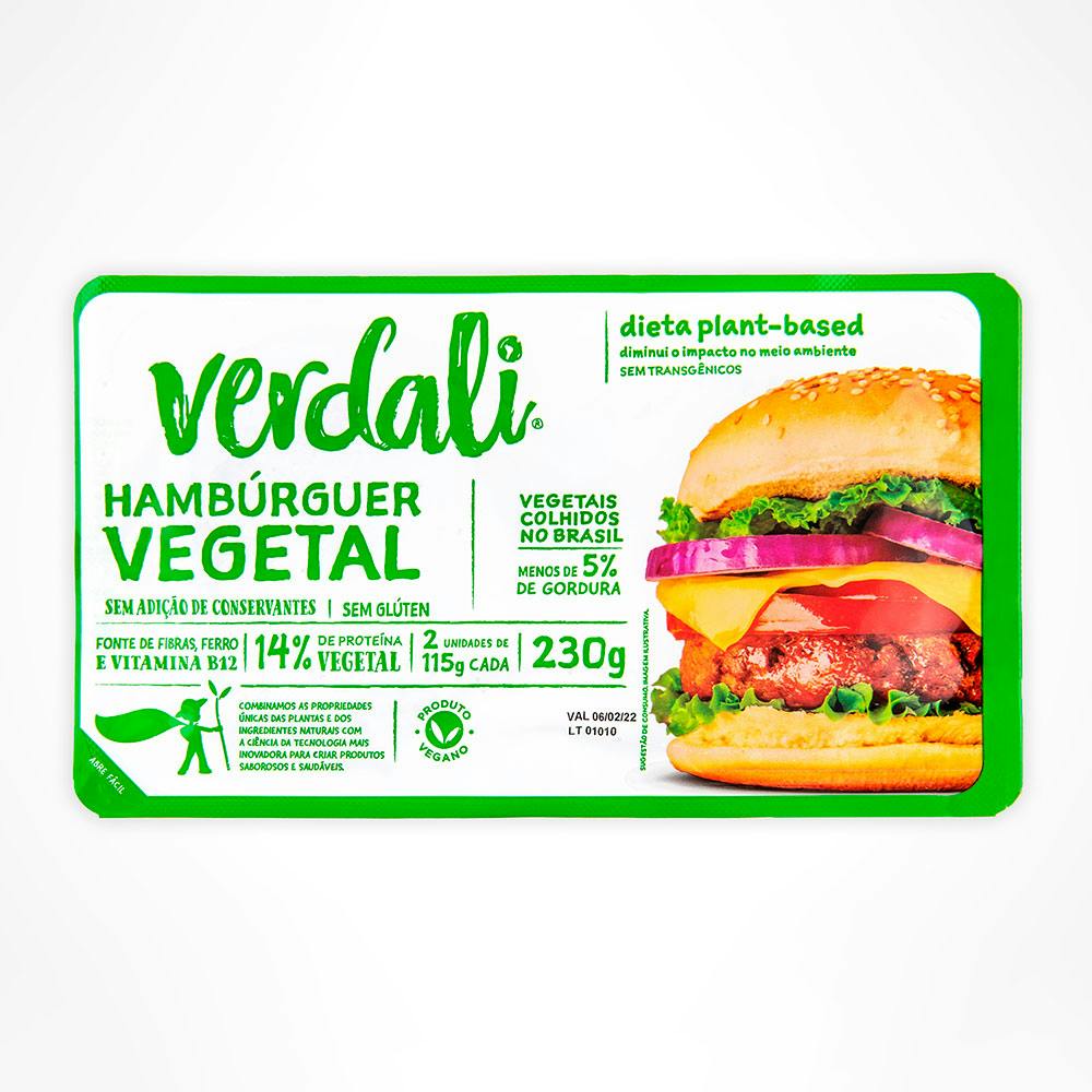 Hambúrguer Vegetal 230g - Verdali