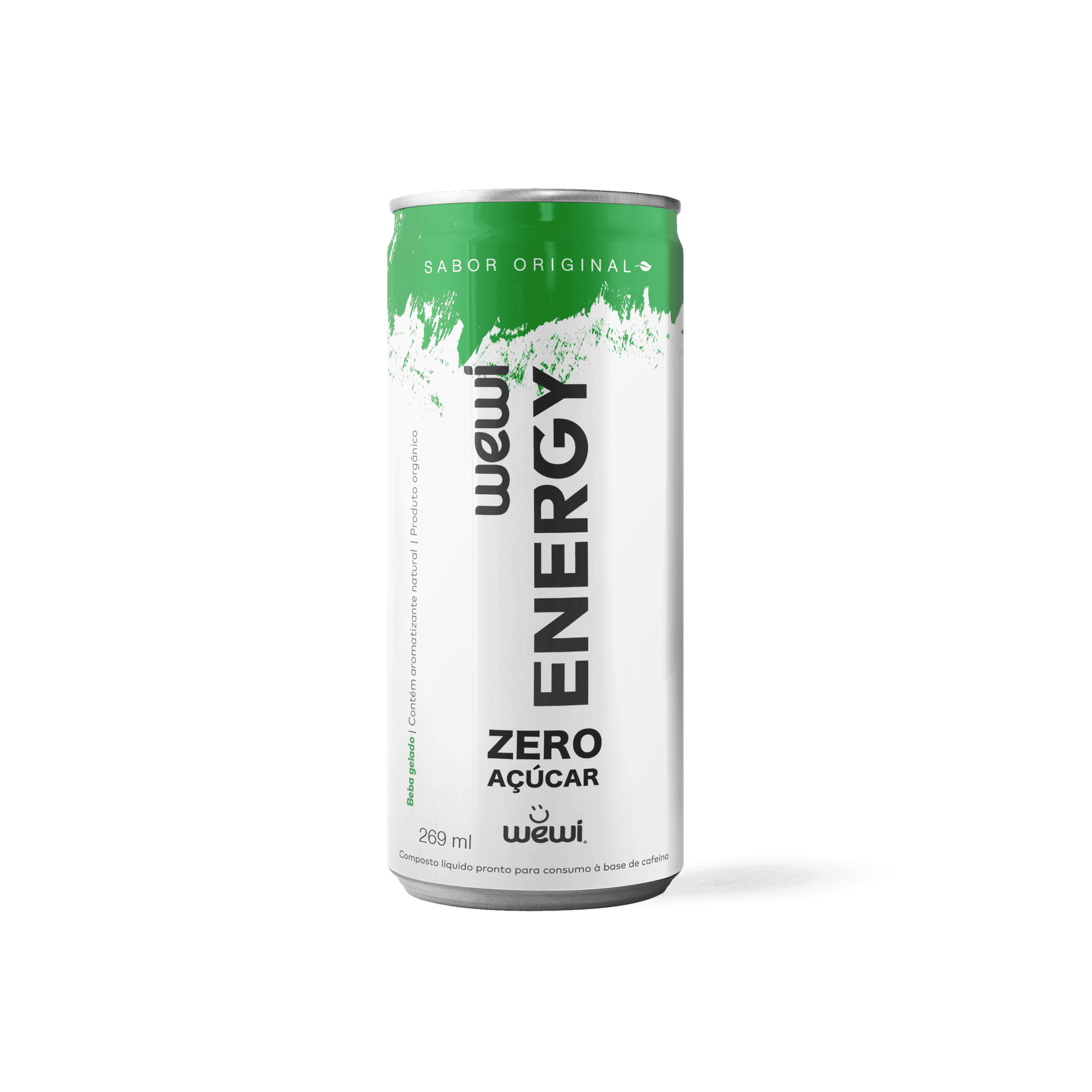 Energético Zero Açúcar Orgânico 269ml - Wewi