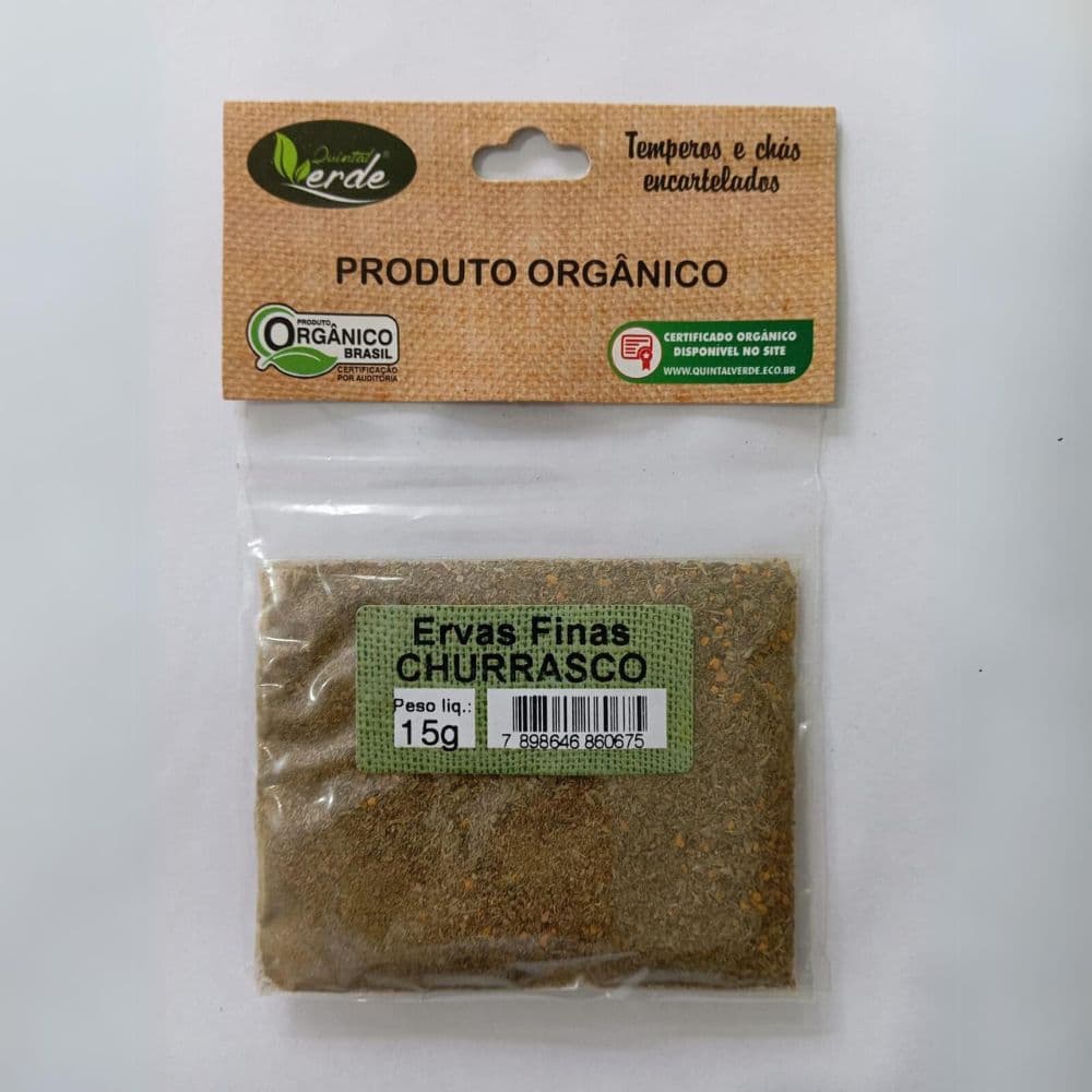 Ervas Finas Churrasco Orgânica 15g - Quintal Verde