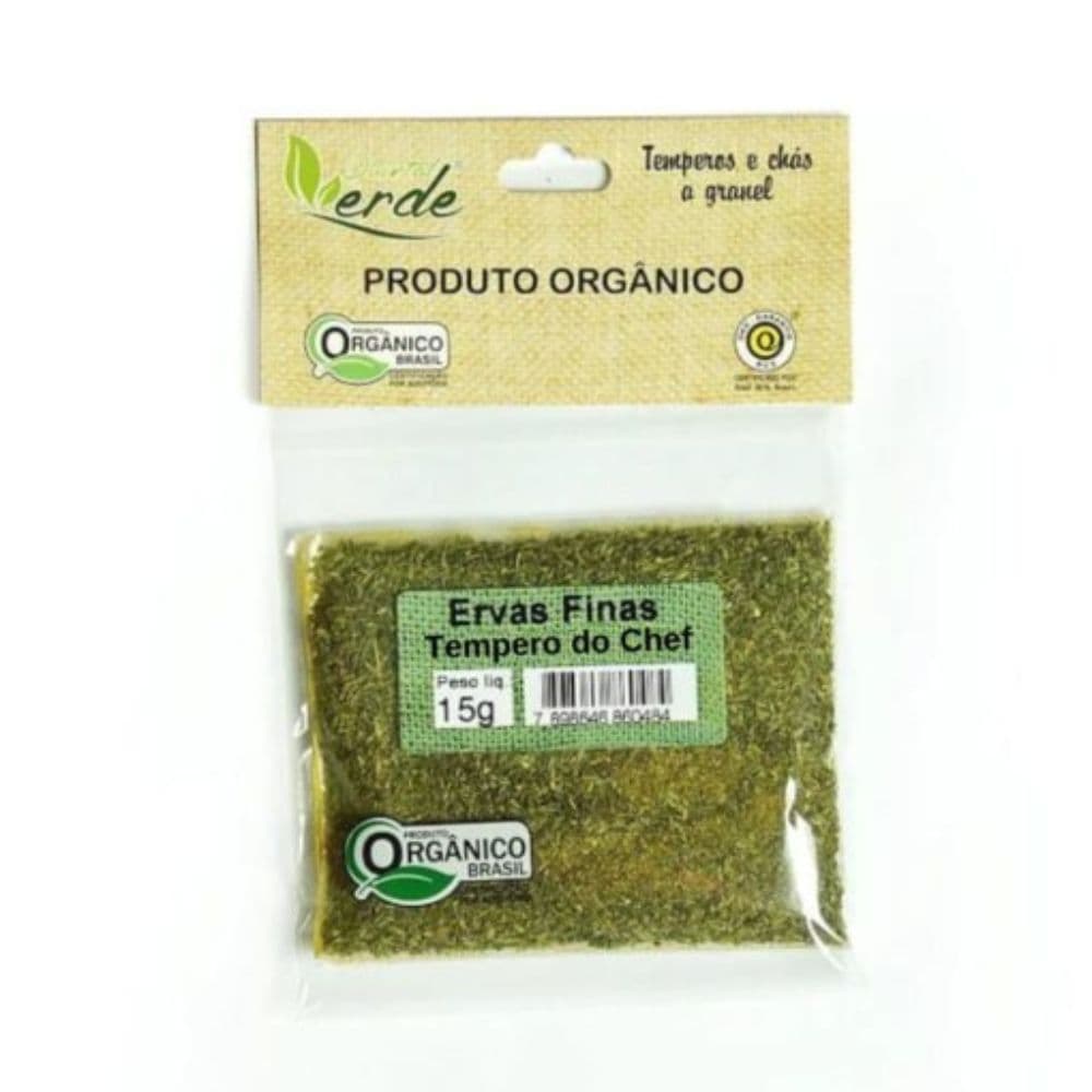 Ervas Finas Tempero do Chef Orgânica 15g - Quintal Verde