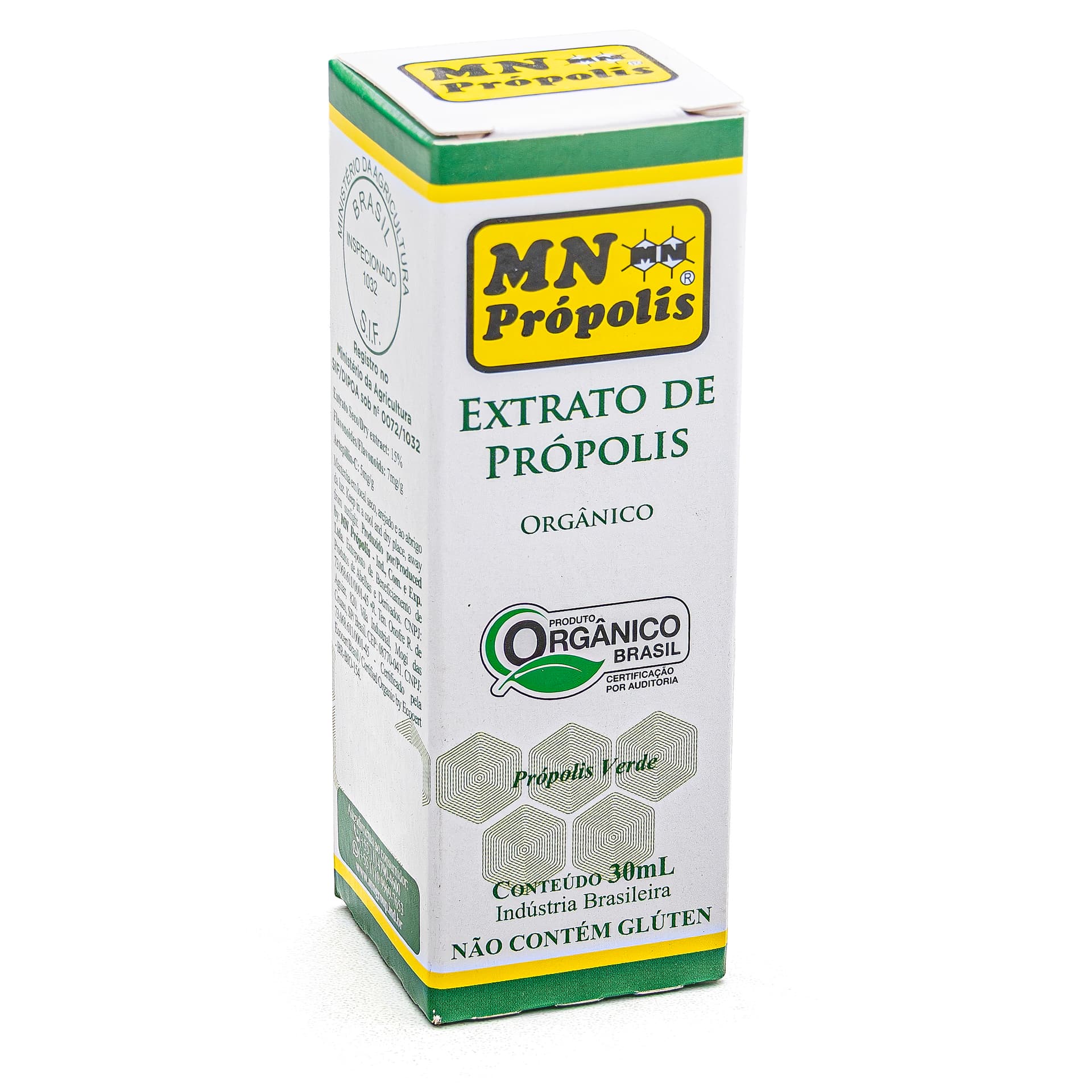 Extrato de Própolis Verde Orgânico 30ml - MN Própolis