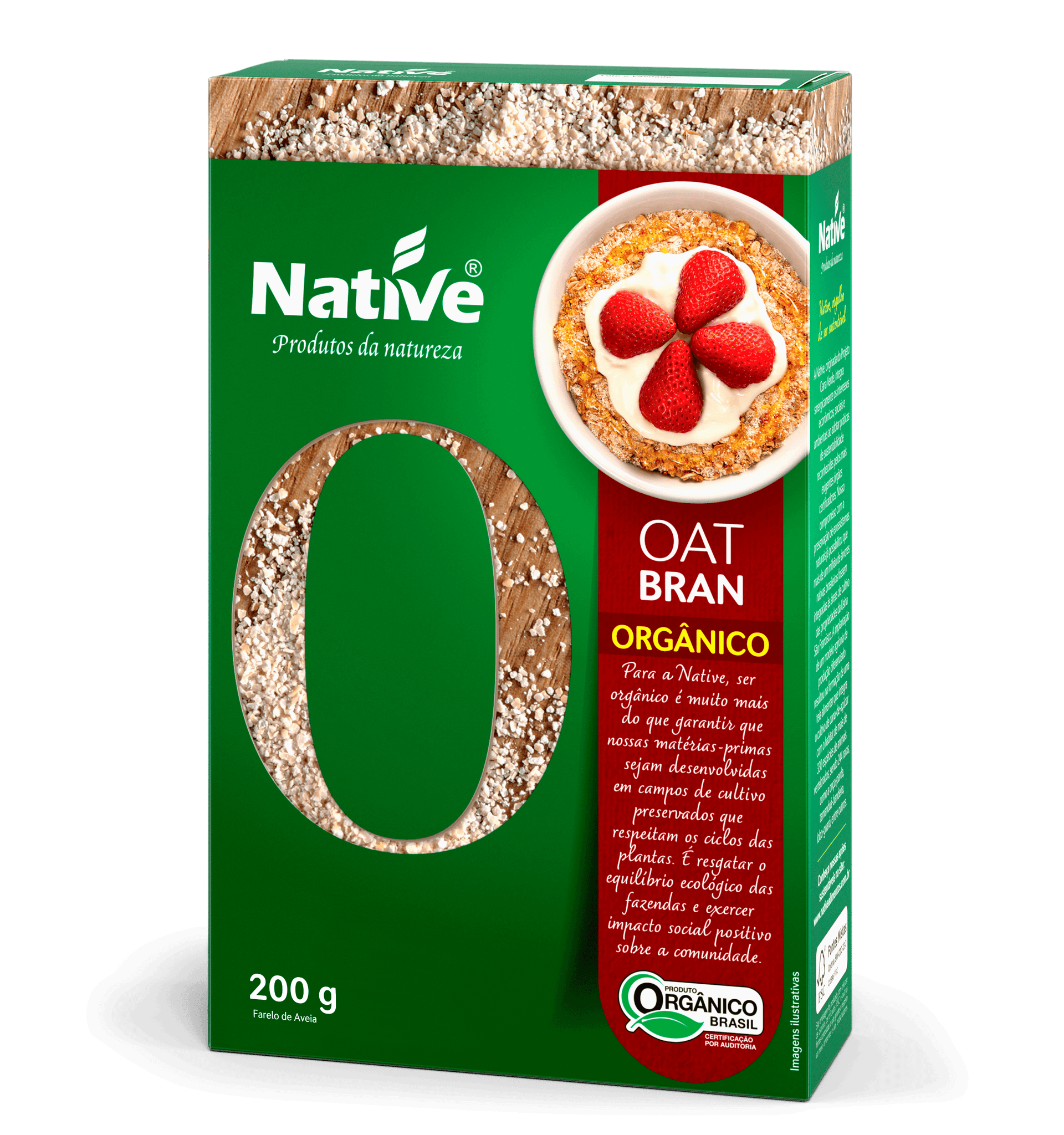 Farelo de Aveia Orgânica 200g - Native