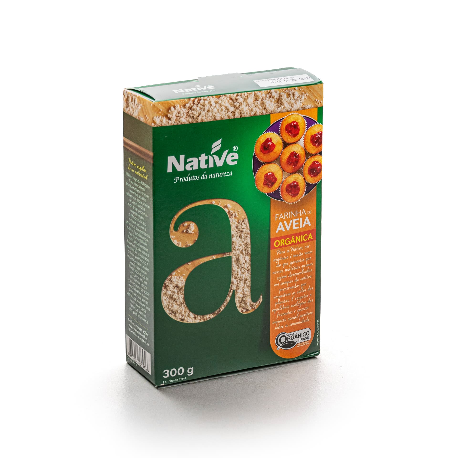 Farinha de Aveia Orgânica  300g - Native