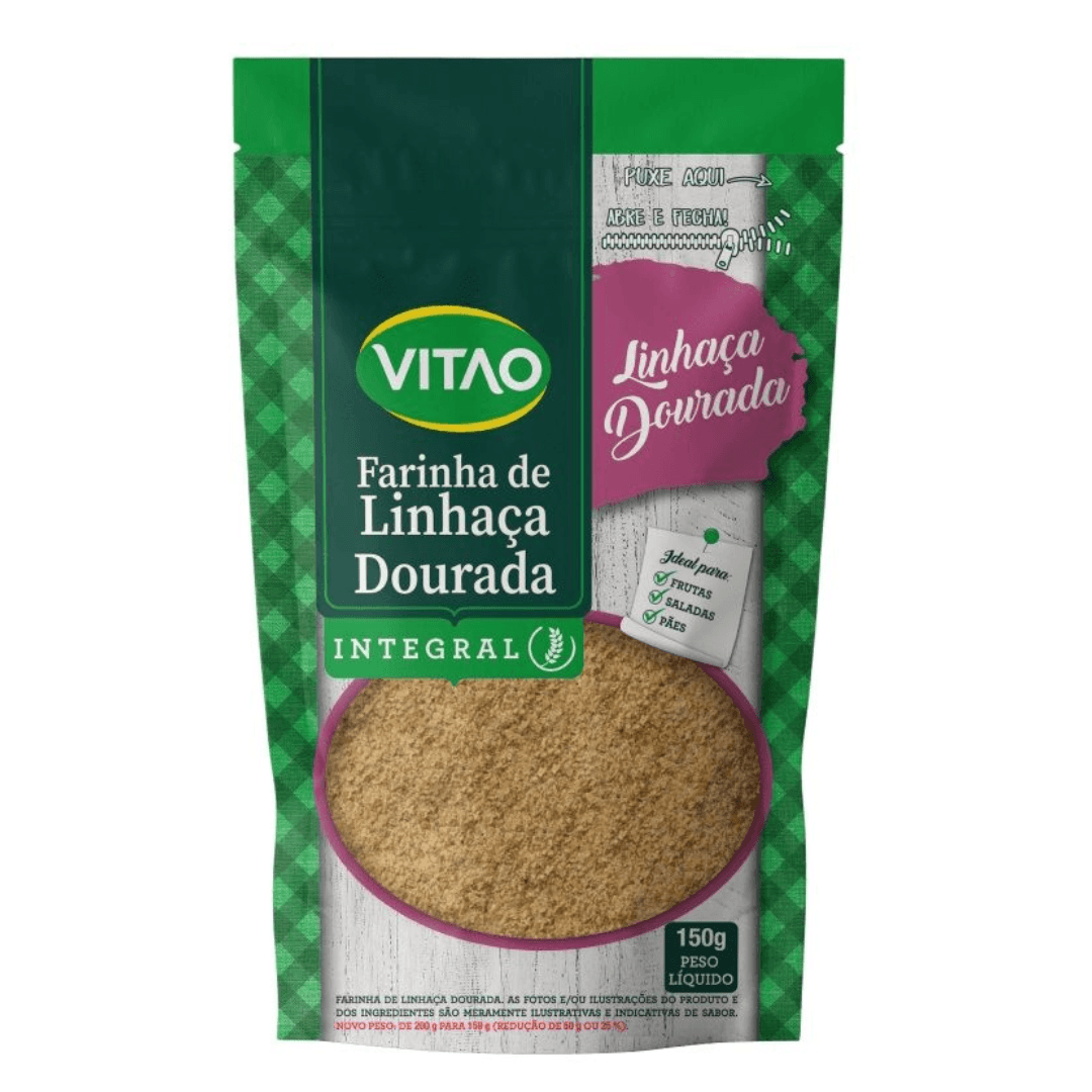 Farinha de Linhaça Dourada 150g - Vitao
