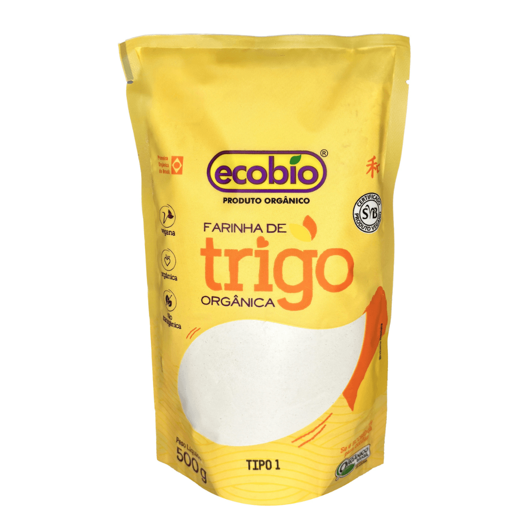 Farinha de Trigo Branca Orgânica 500g - Ecobio
