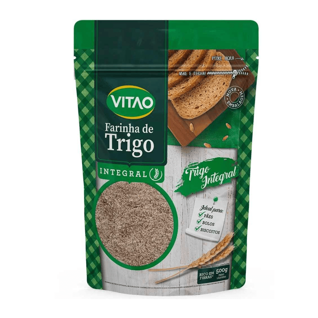 Farinha de Trigo Integral 500g - Vitao