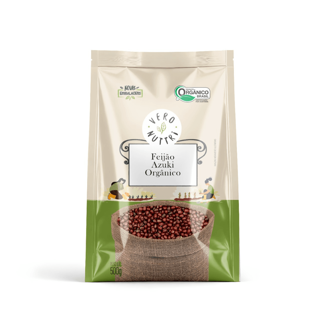 Feijão Azuki Orgânico 500g - Vero Nuttri