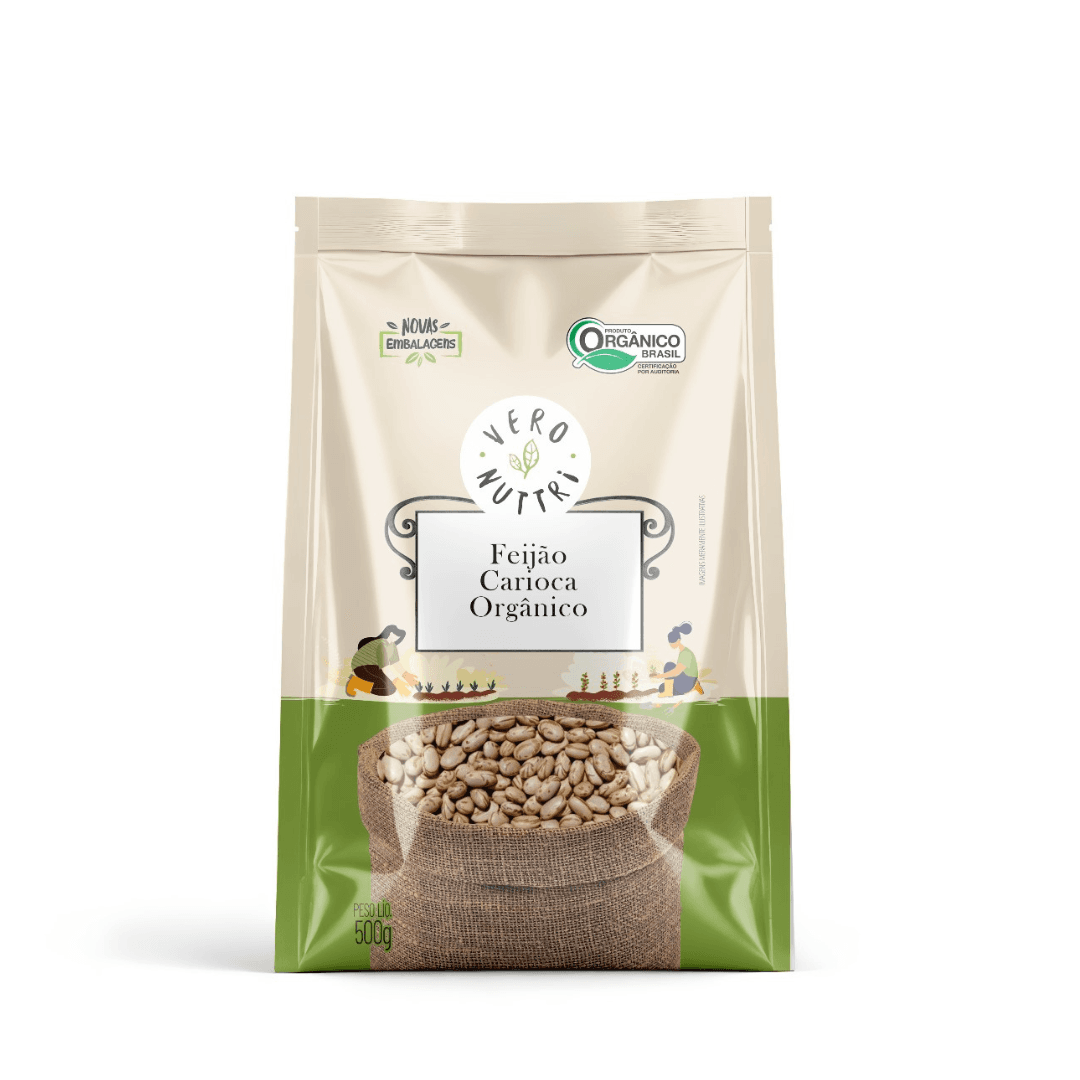 Feijão Carioca Orgânico 500g - Vero Nuttri