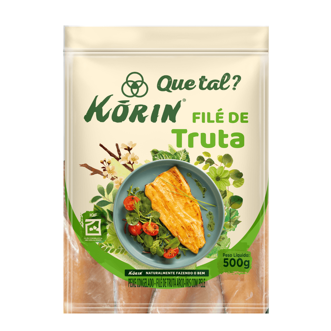Filé de Truta Congelada 500g - Korin