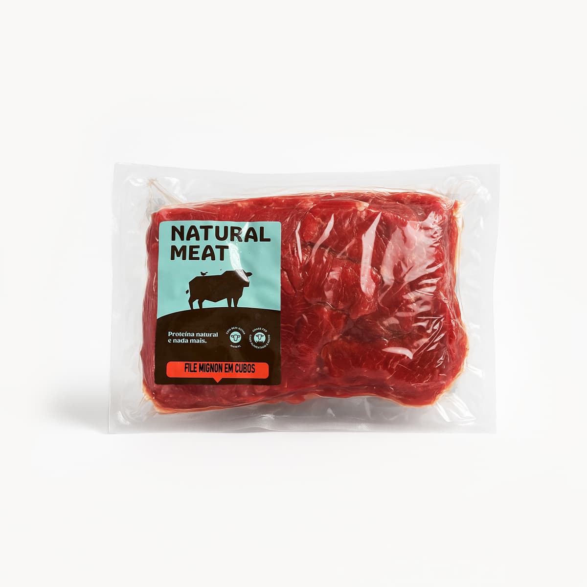 Filé Mignon Cubos Congelados 400g - Natural Meat