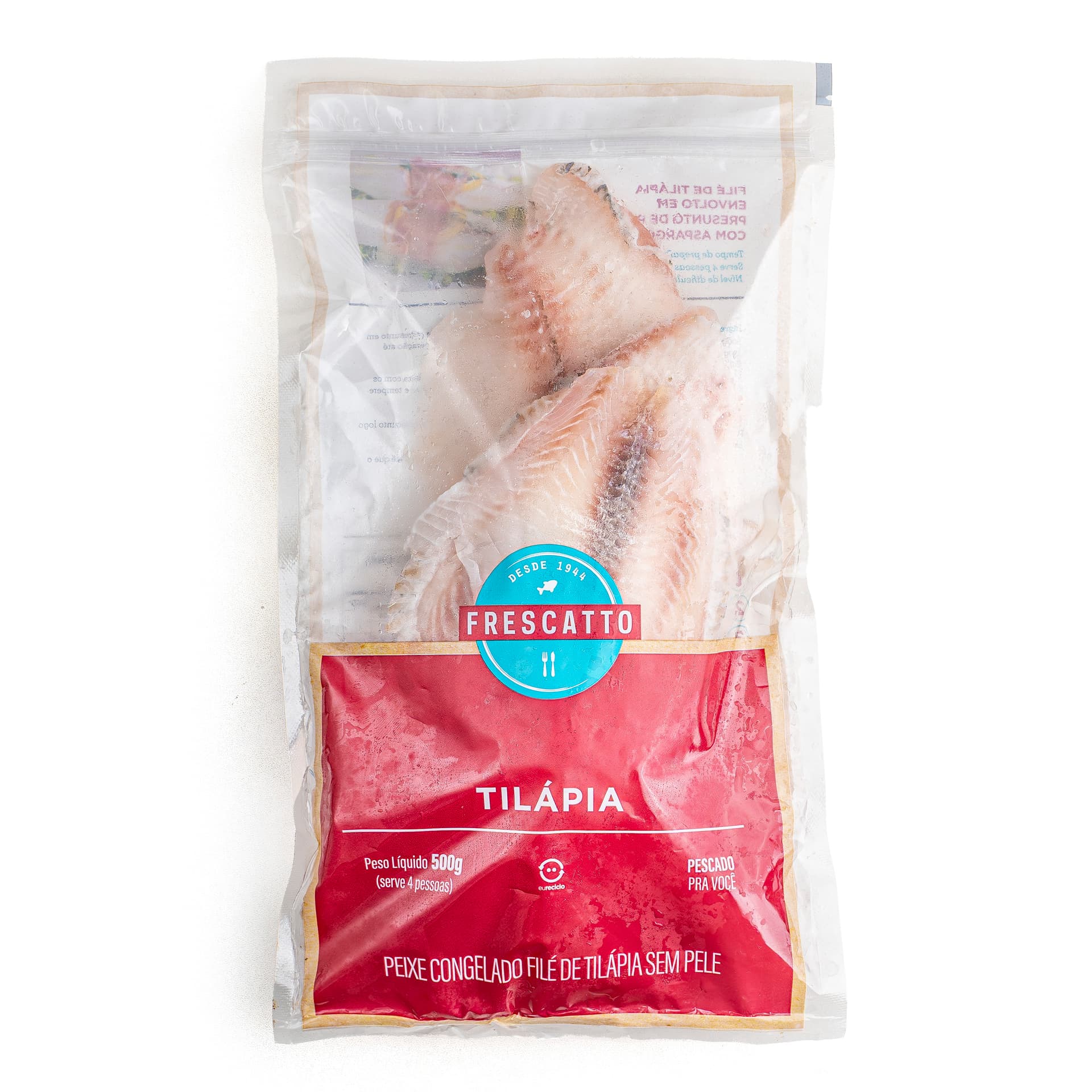 Filé de Tilápia Congelado 500g - Frescatto