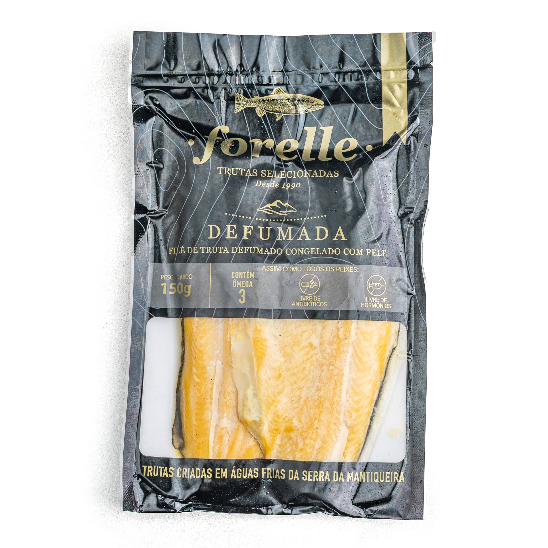 Filé de Truta Defumado Congelado com Pele 150g - Trutas NR