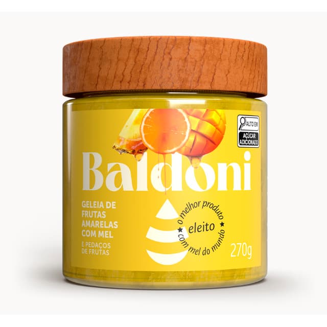 Geleia de Frutas Amarelas 270g - Baldoni