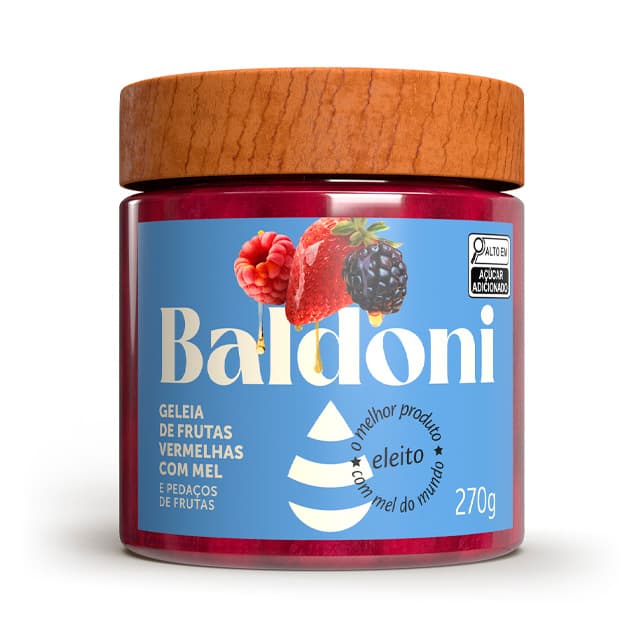 Geleia de Frutas Vermelhas 270g - Baldoni