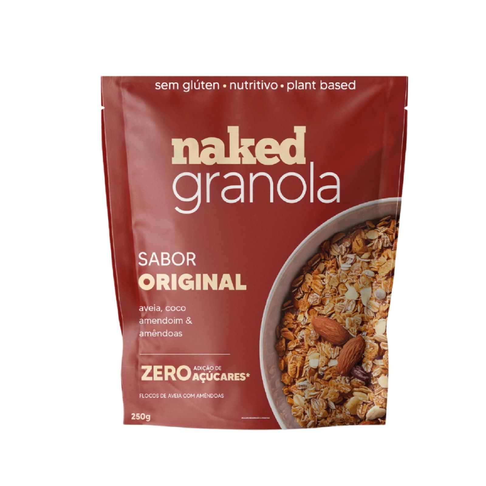 Granola Original Zero Açúcar 250g - Naked Nuts