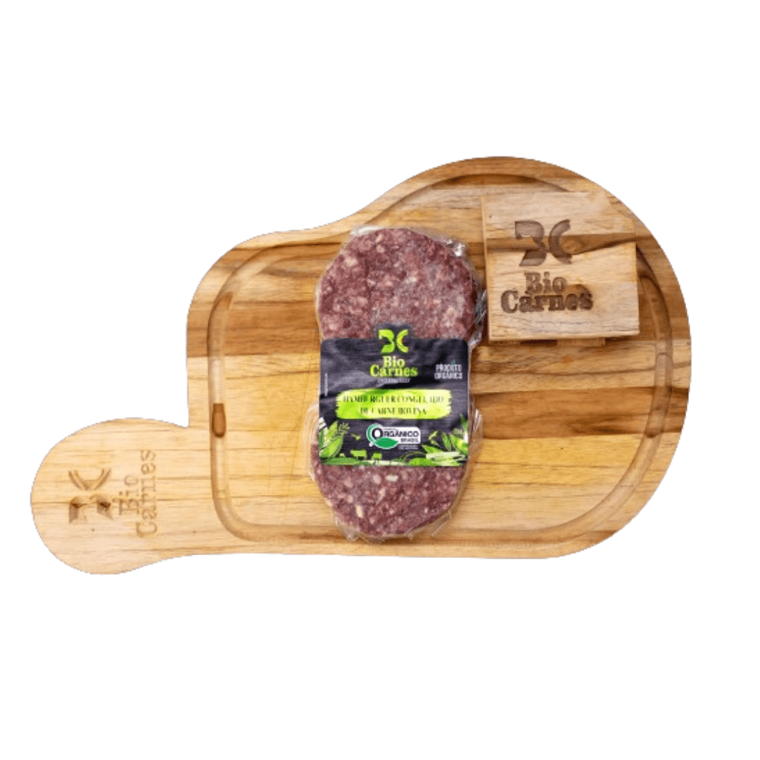 Hambúrguer Congelado Orgânico 340g - Bio Carnes