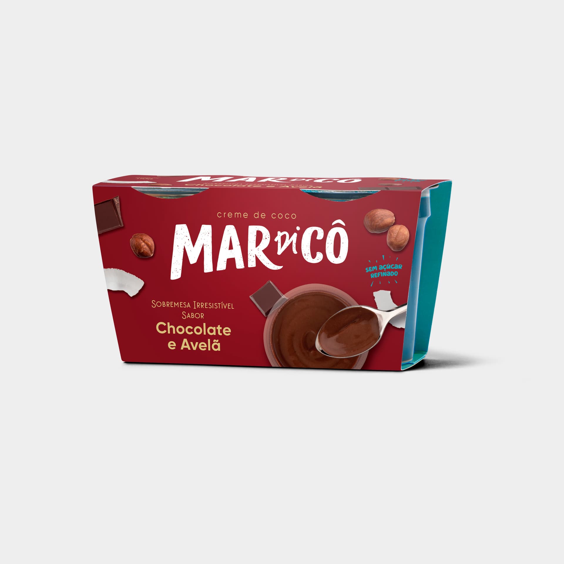 Iogurte de Avelã Vegano 220g - Mardicô
