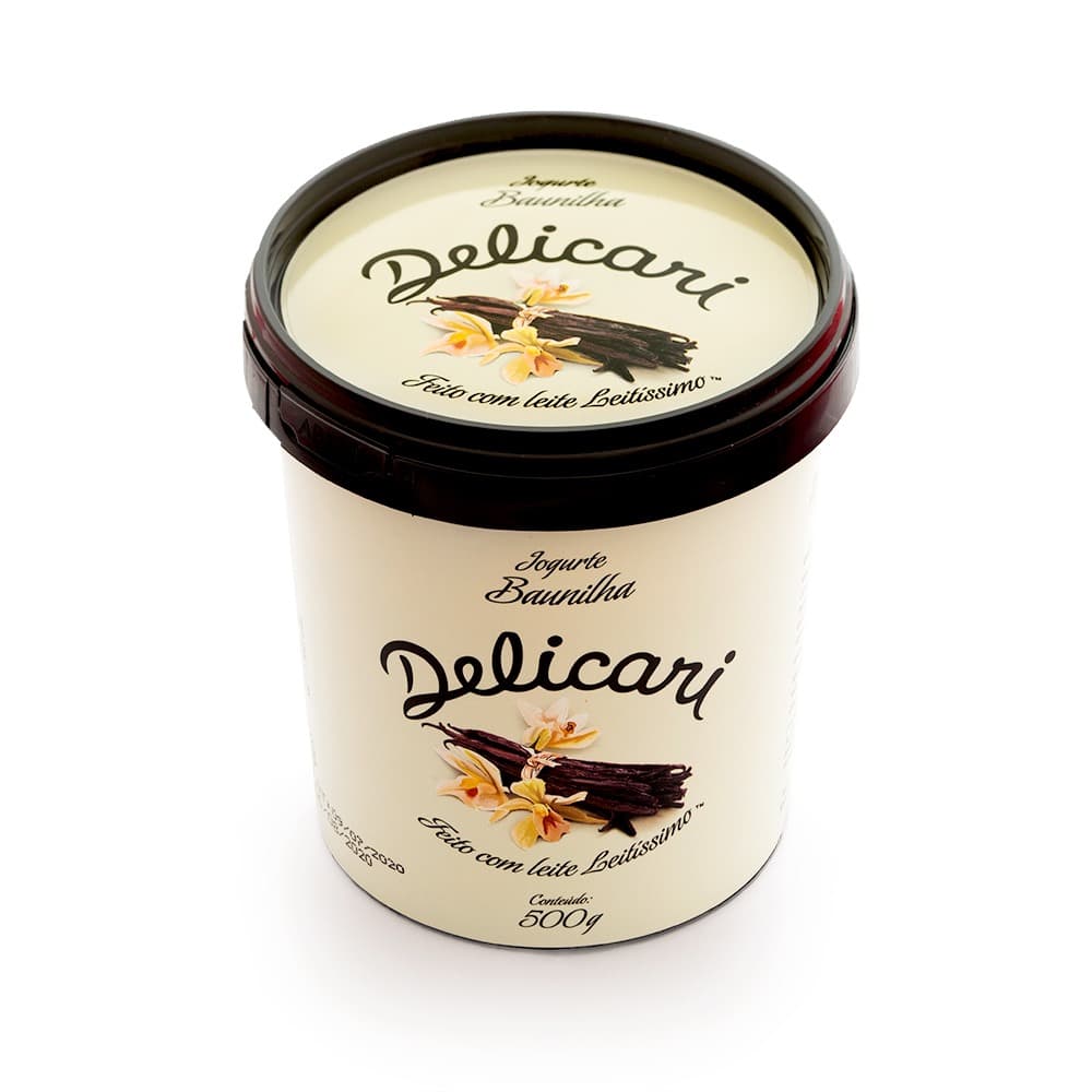 Iogurte de Baunilha 500g - Delicari