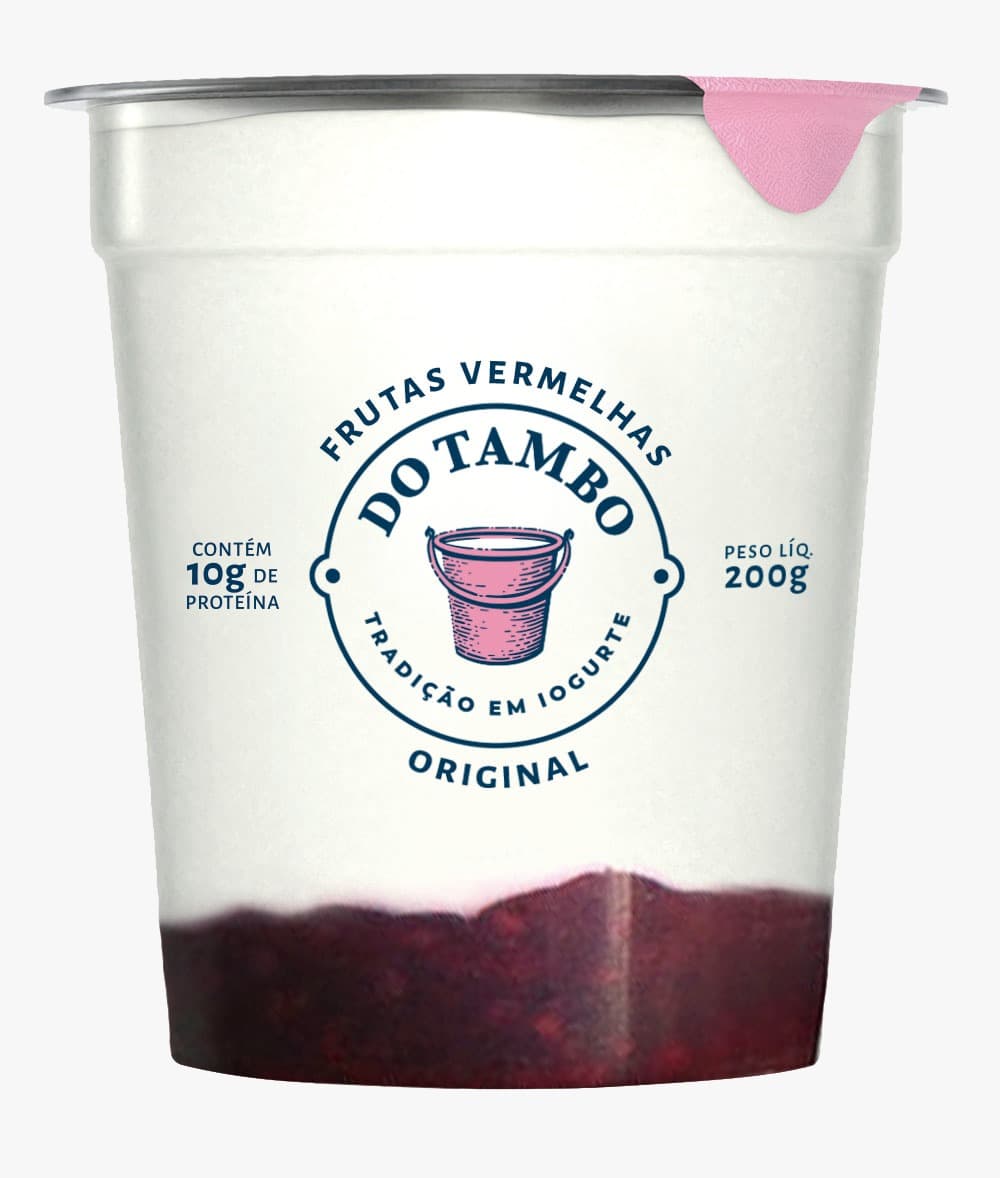 Iogurte de Frutas Vermelhas Original 200g - Do Tambo