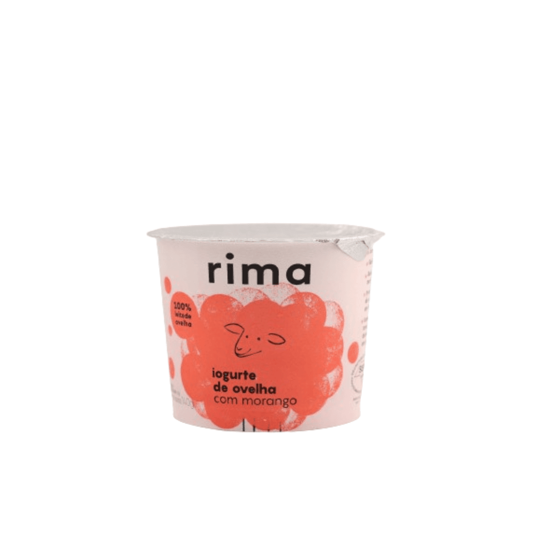 Iogurte de Leite de Ovelha com Morango 140g - Rima