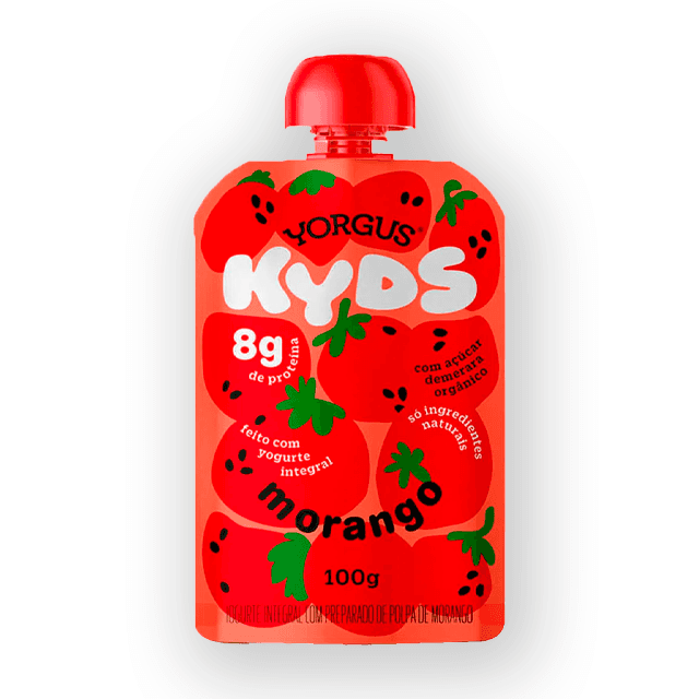 Iogurte de Morango Integral Kyds 100g - Yorgus