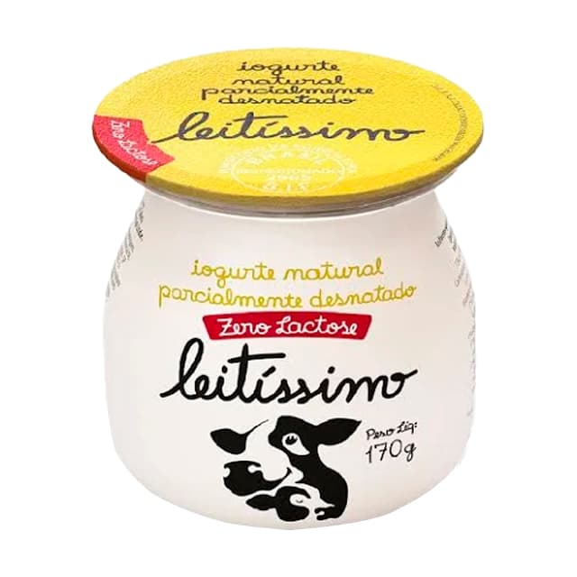 Iogurte Parcialmente Desnatado Zero Lactose 170g - Leitíssimo