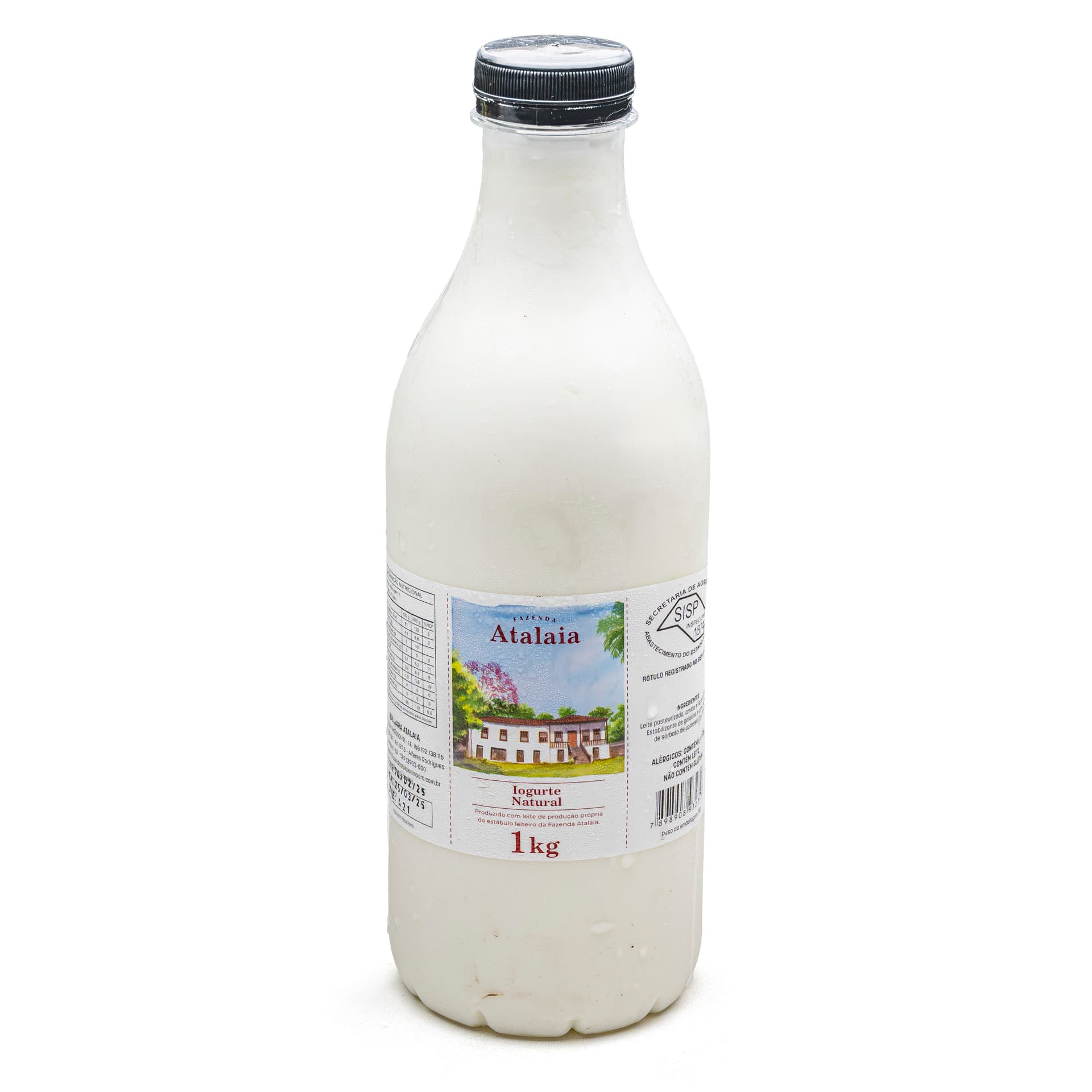 Iogurte Integral Sem Açúcar 1L - Fazenda Atalaia