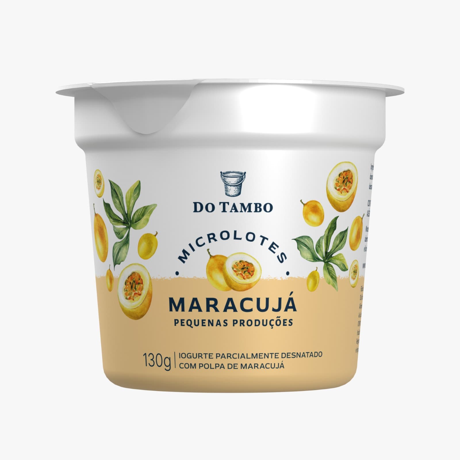 Iogurte Microlote Maracujá 130g - Do Tambo