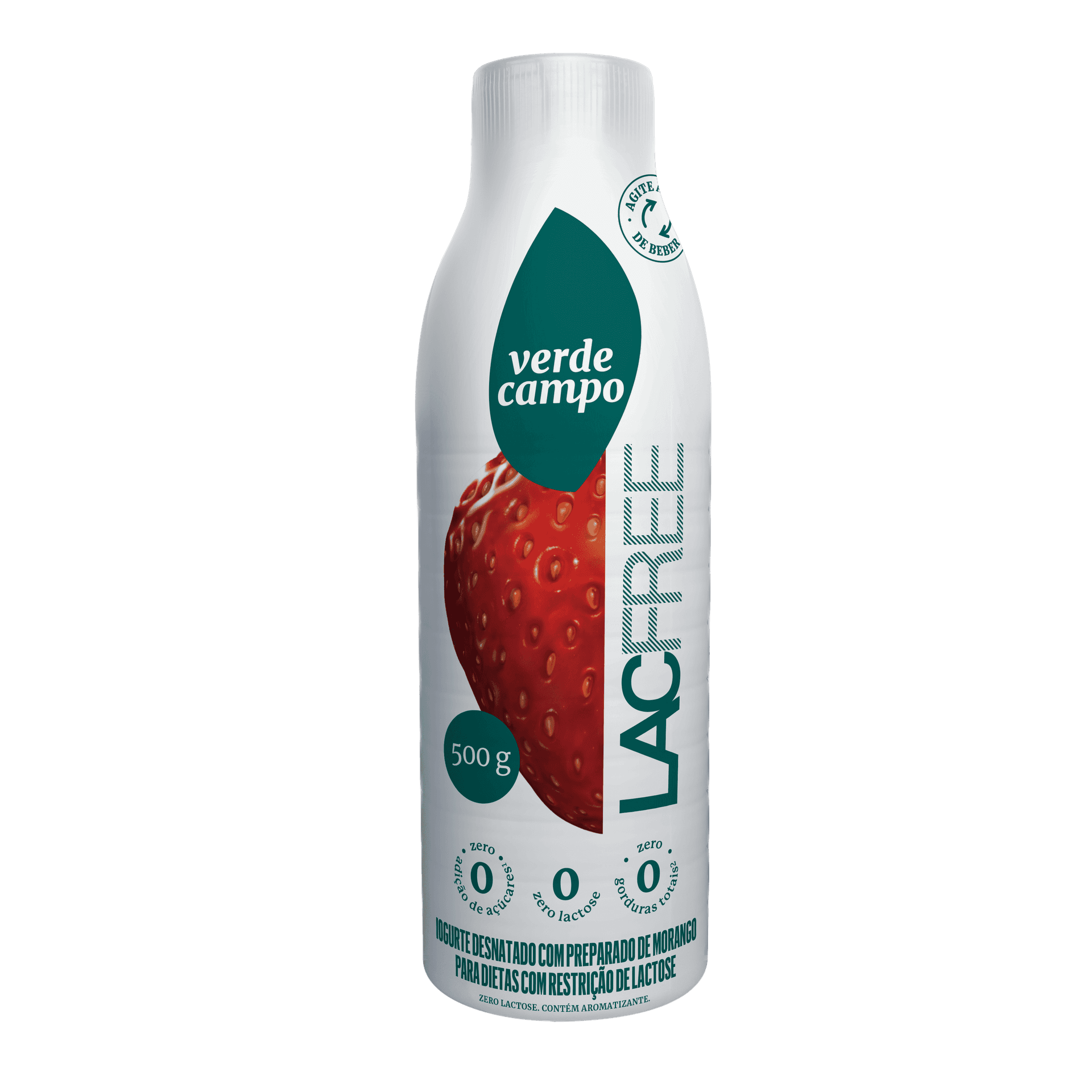 Iogurte Morango LacFree 500g - Verde Campo