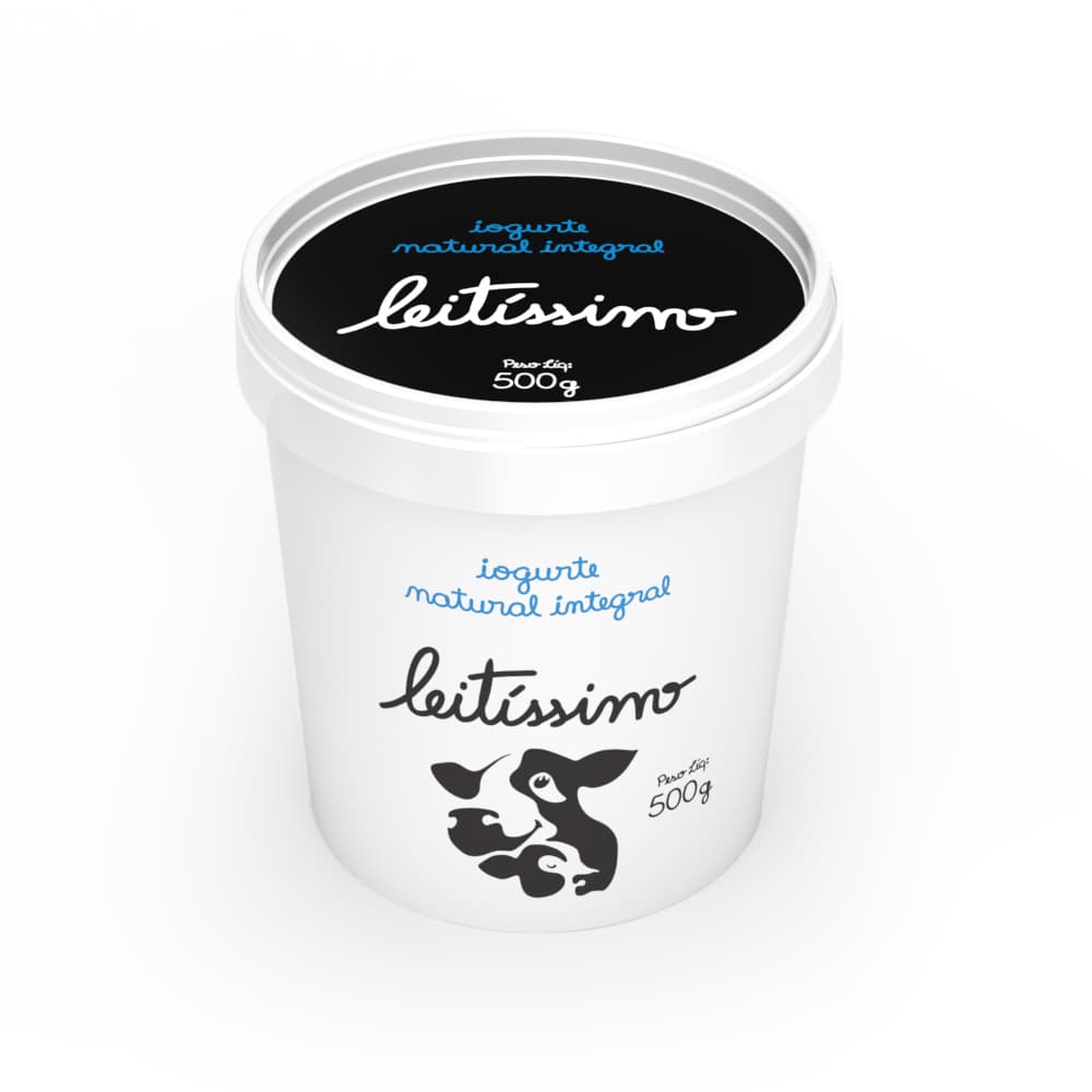 Iogurte Natural Integral 500g - Leitíssimo