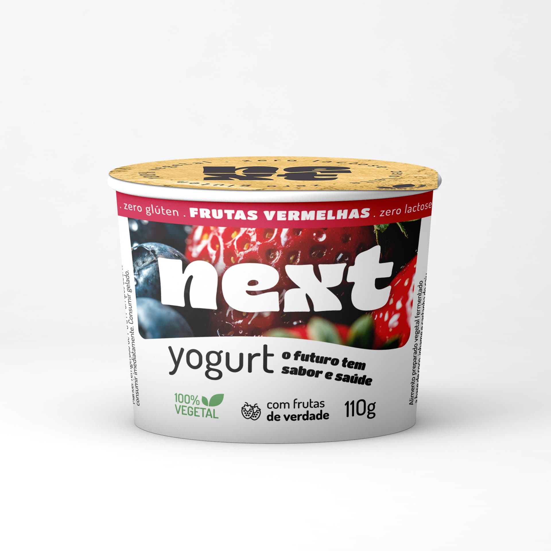 Iogurte Vegano de Frutas Vermelhas 110g - Next