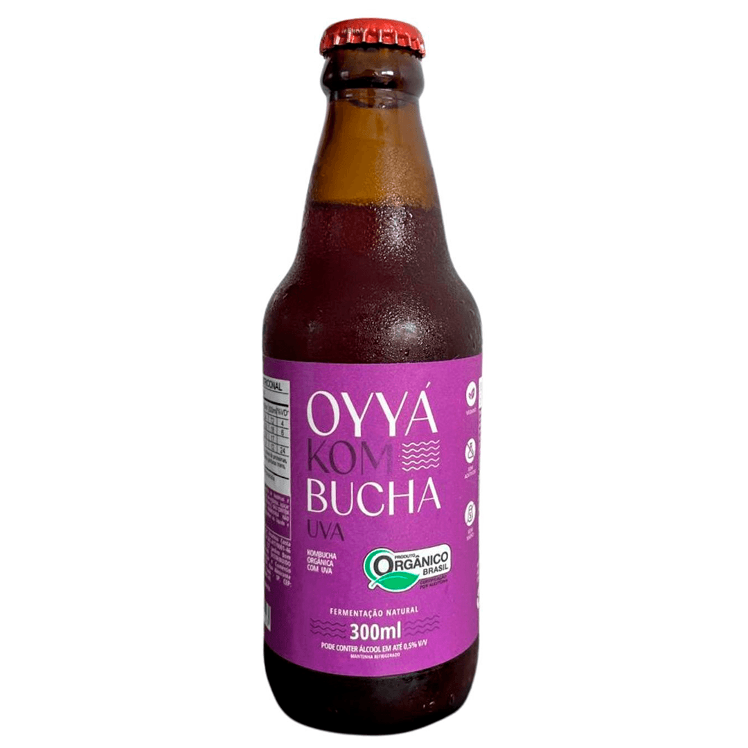 Kombucha de Uva Orgânica 300ml - Oyyá