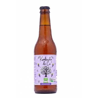 Kombucha de Uva Orgânica 365ml - Kombucha da Cá