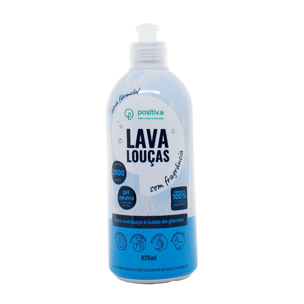 Lava Louças Sem Fragrância 420ml - Positiva