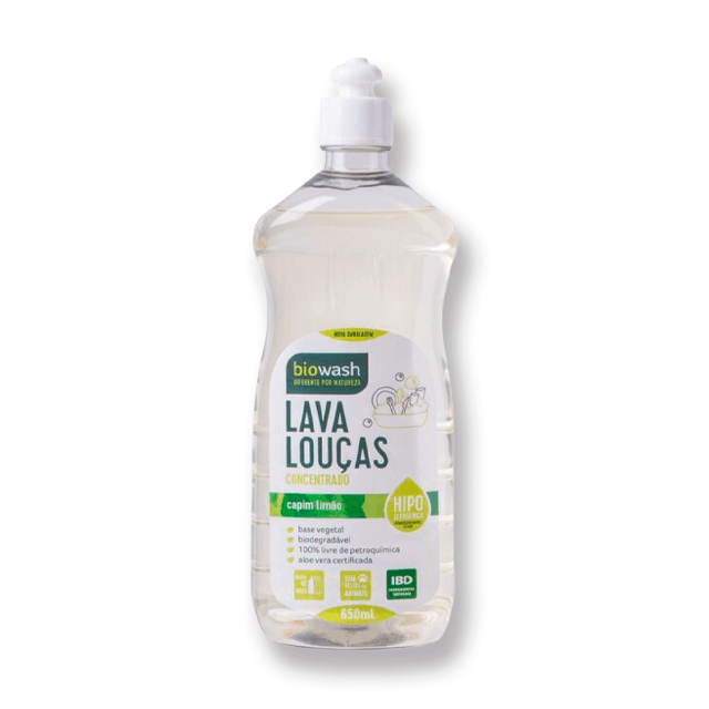 Lava Louças Capim Limão 650ml - BioWash