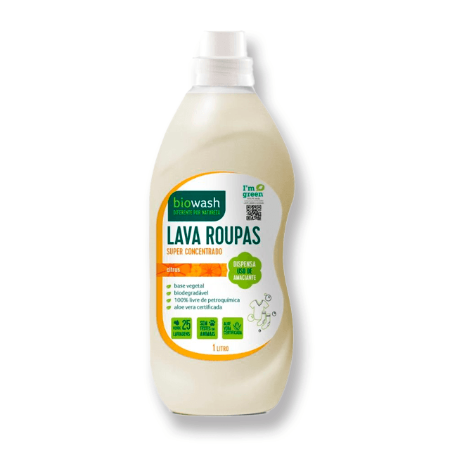 Lava Roupas Líquido Citrus 1L - BioWash