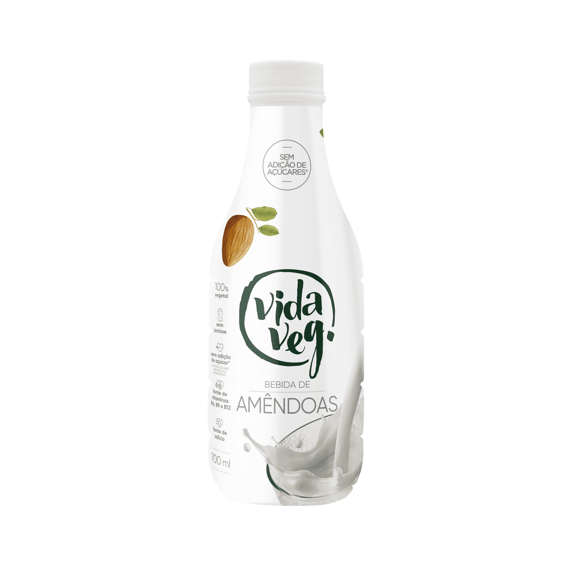 Bebida Vegetal de Amêndoas 700ml - VidaVeg