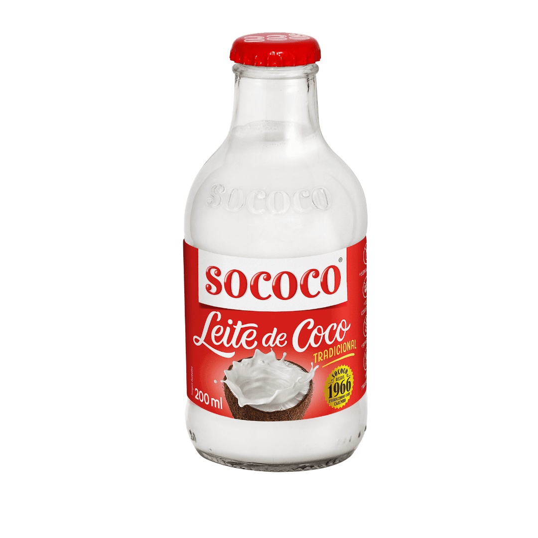 Leite de Coco Vidro 200ml - Sococo
