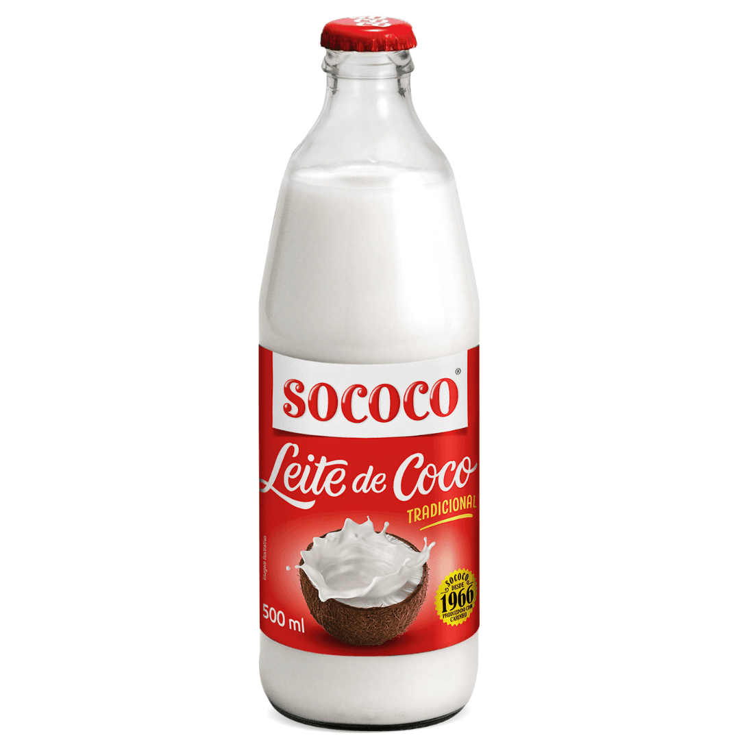 Leite de Coco Vidro 500ml - Sococo