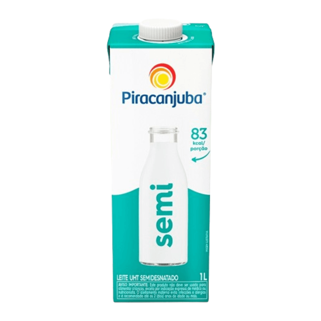 Leite Semidesnatado 1L - Piracanjuba