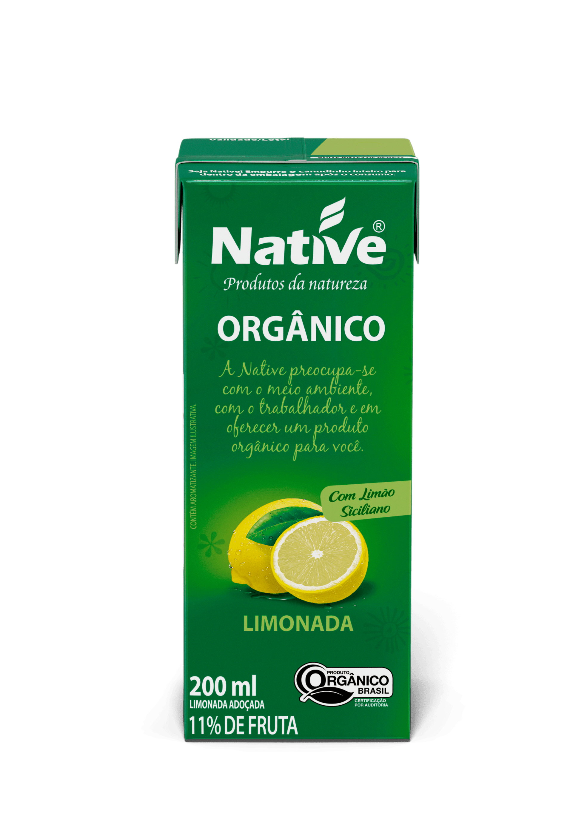 Limonada Orgânica 200ml - Native