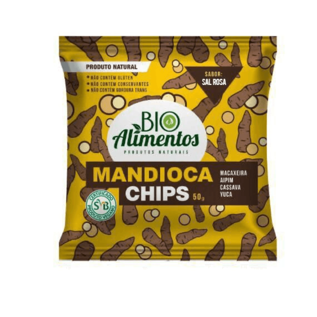 Mandioca Chips 50g - Bio Alimentos