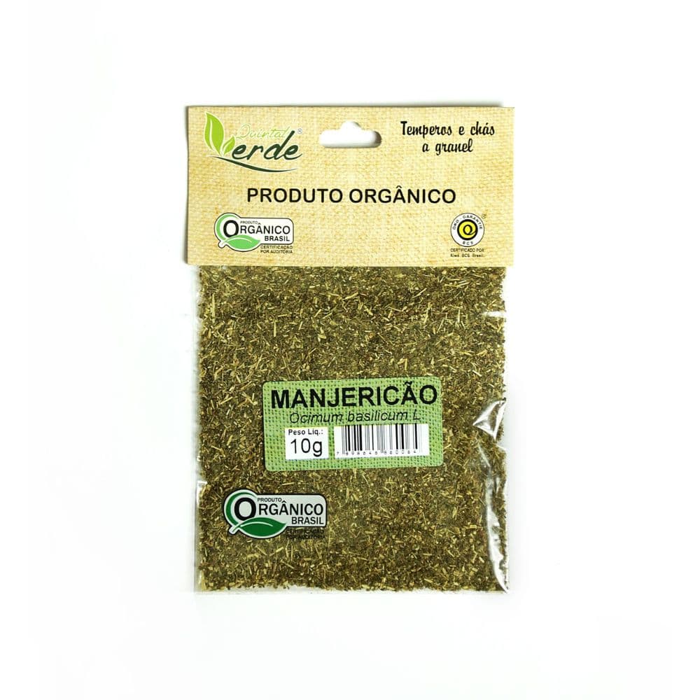 Manjericão Orgânico 10g - Quintal Verde
