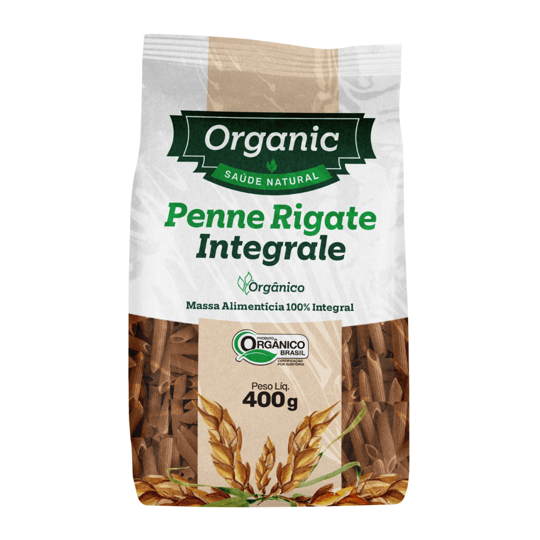 Massa Penne Integral Orgânica 400g - Organic