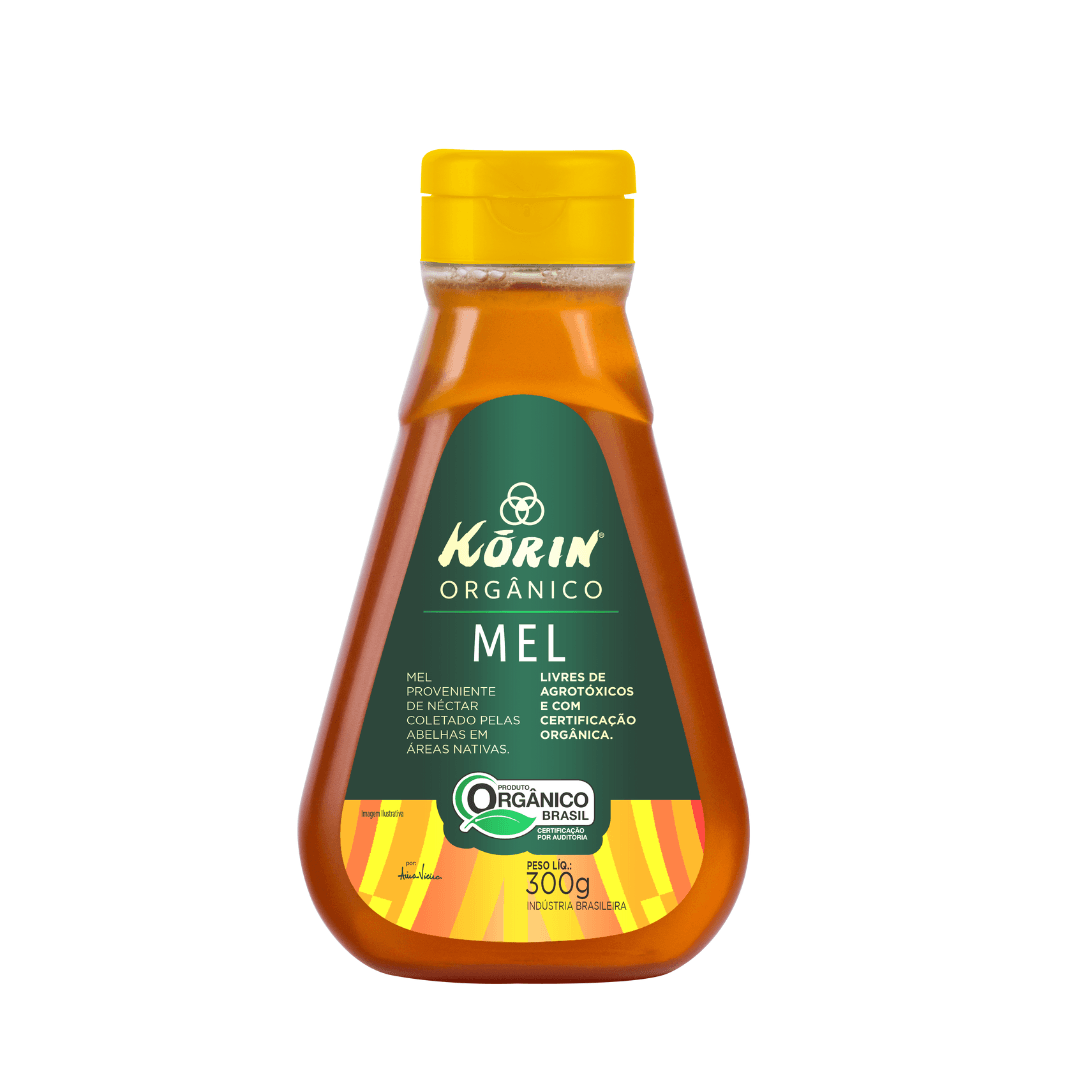 Mel Orgânico Bisnaga 300g - Korin