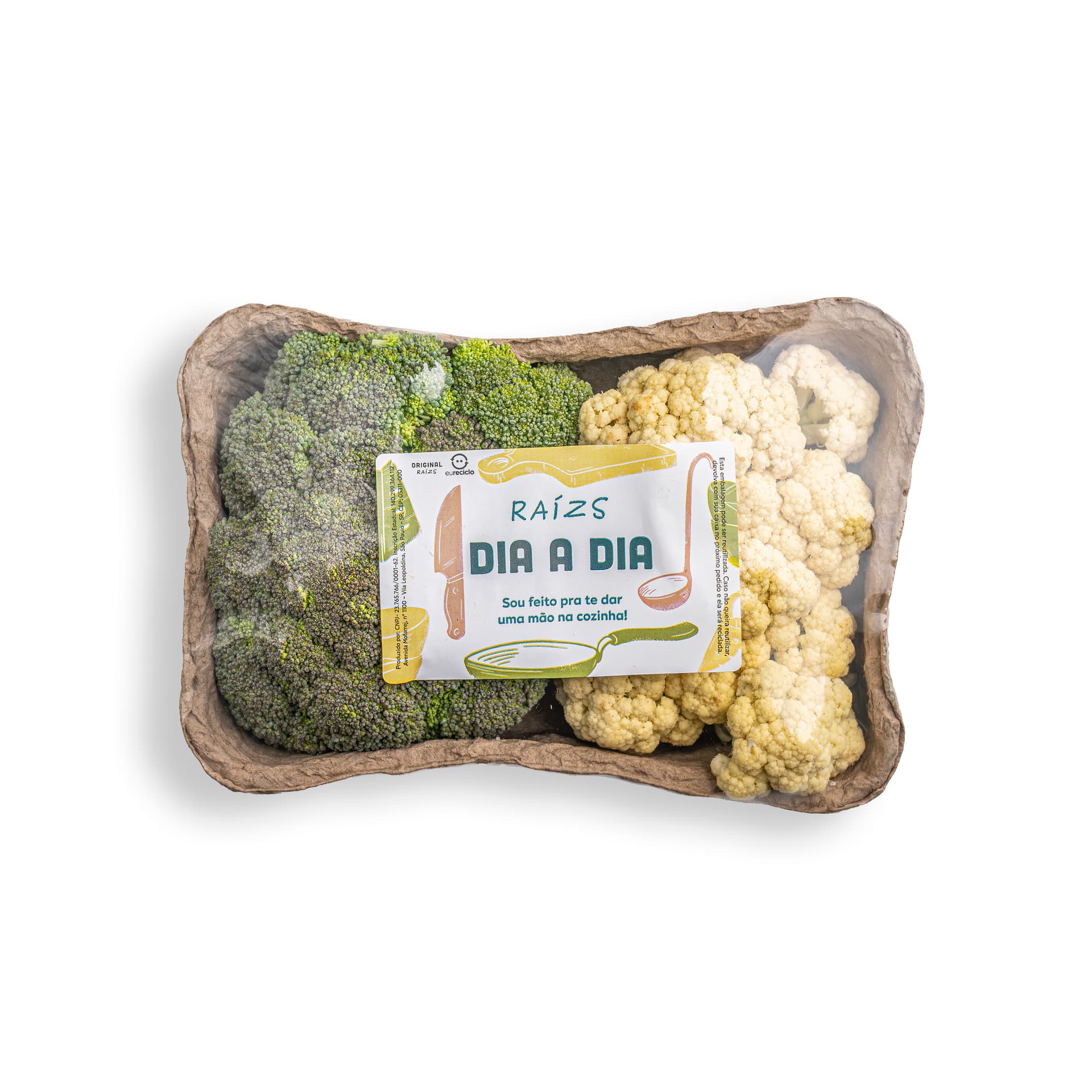 Mix de Couve Flor e Brócolis Japonês Unidade 250g