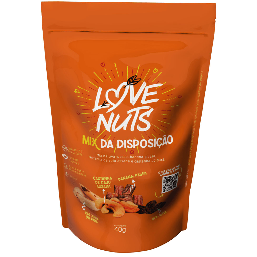 Mix de Nuts e Frutas Disposição 40g - Love Nuts